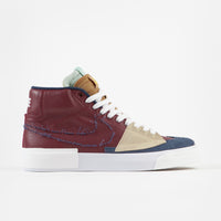 Nike SB Blazer Mid Edge Shoes - Team Red / Navy - Light Dew - Summit White thumbnail