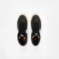 Nike SB Orange Label Blazer Mid Shoes - Black / White - Safety Orange thumbnail