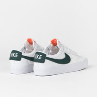 Nike SB Blazer Low Pro GT Orange Label Shoes - White / Pro Green - White - Pro Green thumbnail