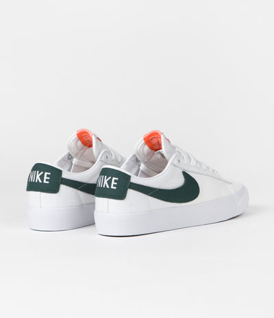 Nike SB Blazer Low Pro GT Orange Label Shoes - White / Pro Green - White - Pro Green