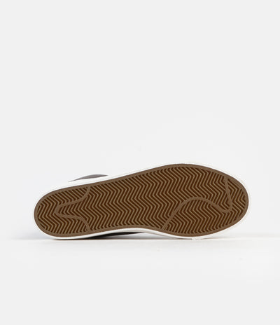 Nike SB Blazer Mid Premium Shoes - Baroque Brown / White - Green Abyss