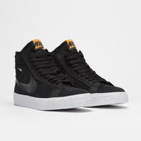 Nike SB Blazer Mid Premium Shoes - Black / Anthracite - Black - White thumbnail