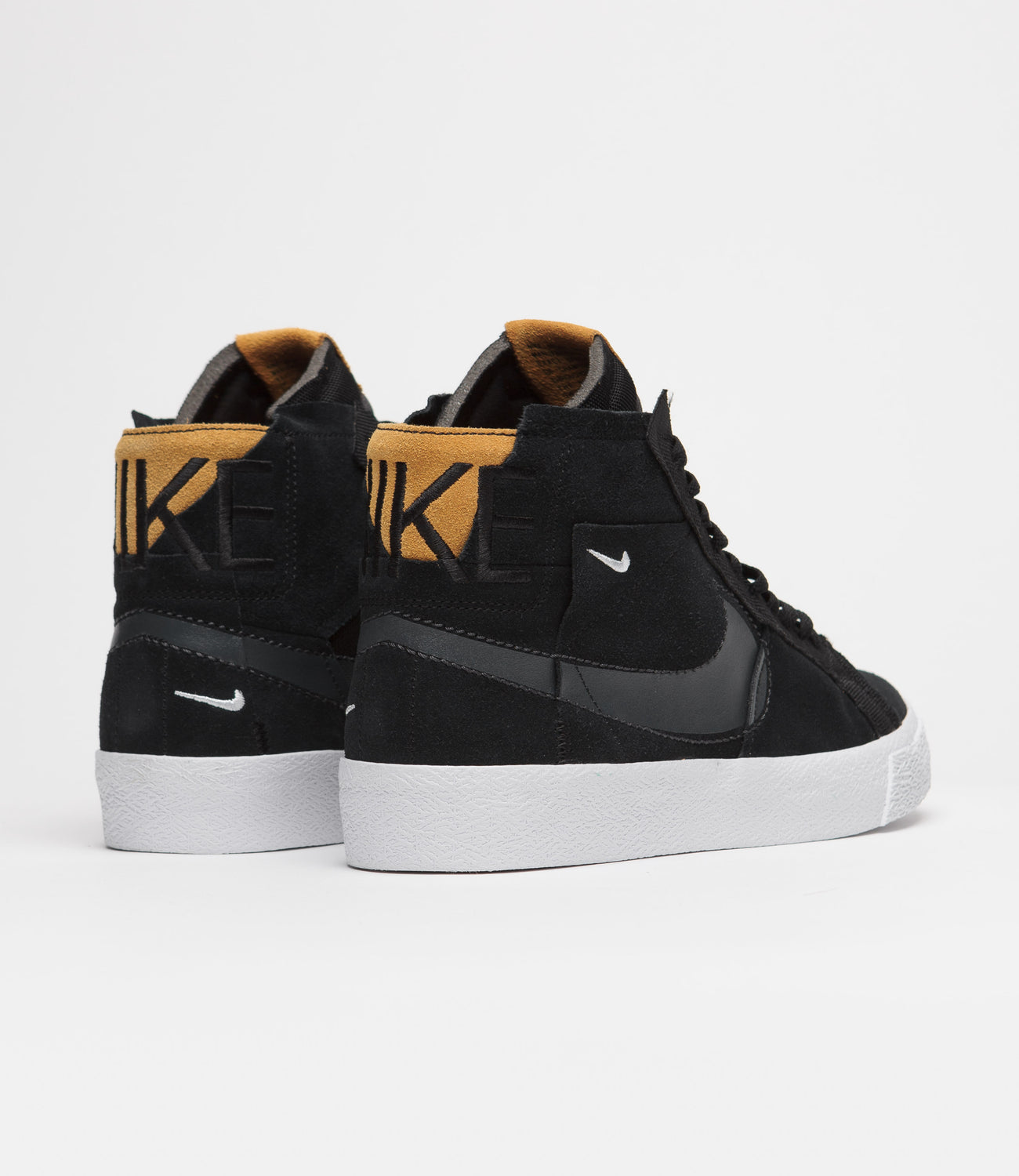 Nike SB Blazer Mid Premium Shoes - Black / Anthracite - Black - White | Flatspot