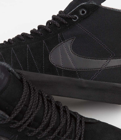 Nike SB Blazer Mid Premium Shoes - Black / Black - Anthracite - Black