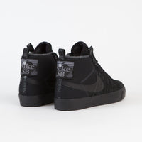 Nike SB Blazer Mid Premium Shoes - Black / Black - Anthracite - Black thumbnail