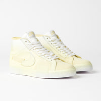 Nike SB Blazer Mid Premium Shoes - Lemon Wash / Lemon Wash - Lemon Wash - White thumbnail