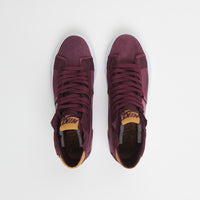 Nike SB Blazer Mid Premium Shoes - Night Maroon / Rosewood - Night Maroon - White thumbnail