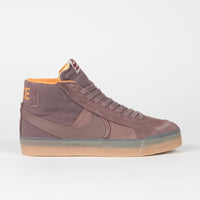 Nike SB Blazer Mid Premium Shoes - Plum Eclipse / Plum Eclipse - Kumquat thumbnail