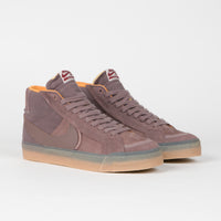 Nike SB Blazer Mid Premium Shoes - Plum Eclipse / Plum Eclipse - Kumquat thumbnail