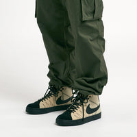 Nike SB Blazer Mid Premium Shoes - Rattan / Black - Rattan - Safety Orange thumbnail