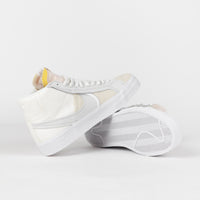 Nike SB Blazer Mid Premium Shoes - Summit White / Summit White thumbnail