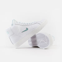Nike SB Blazer Mid Premium Shoes - White / Glacier Ice - White - Summit White thumbnail
