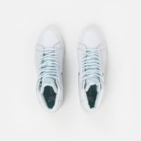 Nike SB Blazer Mid Premium Shoes - White / Glacier Ice - White - Summit White thumbnail