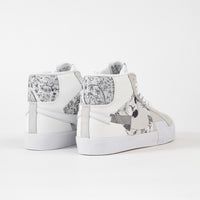 Nike SB Blazer Mid Premium Shoes - White / Smoke Grey - White - Pure Platinum thumbnail