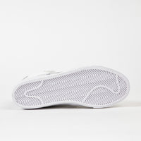 Nike SB Blazer Mid Premium Shoes - White / Smoke Grey - White - Pure Platinum thumbnail