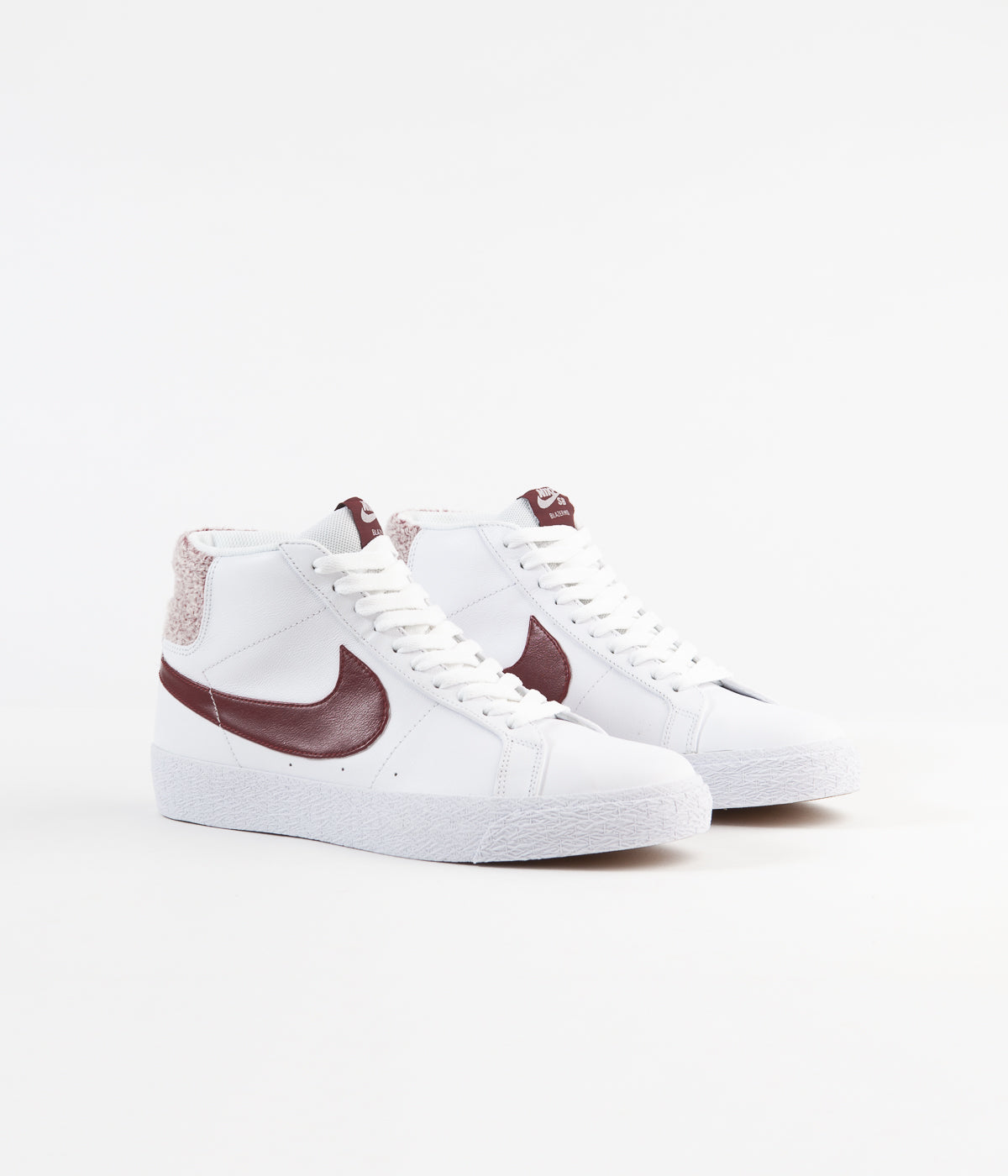 nike sb blazer low summit white dark team red