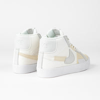 Nike SB Blazer Mid Premium Shoes - White / White - White - Summit White thumbnail
