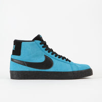 Nike SB Blazer Mid Shoes - Baltic Blue / Black - Baltic Blue - White thumbnail