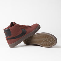 Nike SB Blazer Mid Shoes in Oxen Brown and Black and Oxen Brown thumbnail