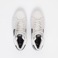 Nike SB Blazer Mid Shoes - Phantom / Cave Purple - Phantom - White thumbnail
