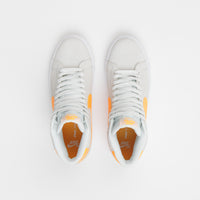 Nike SB Blazer Mid Shoes - Summit White / Laser Orange - Summit White thumbnail
