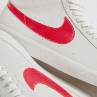 Nike SB Blazer Mid Shoes - Summit White / University Red - Summit White thumbnail