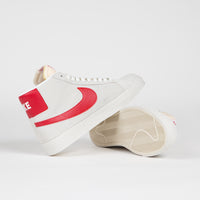 Nike SB Blazer Mid Shoes - Summit White / University Red - Summit White thumbnail