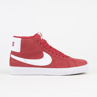 Nike SB Blazer Mid Shoes - University Red / White - University Red thumbnail