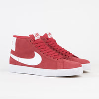 Nike SB Blazer Mid Shoes - University Red / White - University Red thumbnail