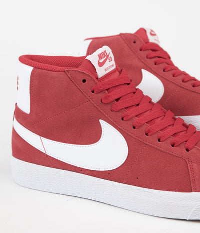 Nike SB Blazer Mid Shoes - University Red / White - University Red