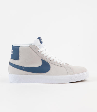Nike SB Blazer Mid Shoes - White / Court Blue - White - White