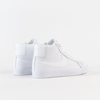 Nike SB Blazer Mid Shoes - White / White - White thumbnail