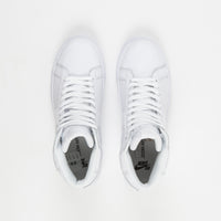 Nike SB Blazer Mid Shoes - White / White - White thumbnail