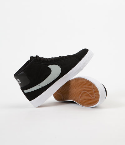 Nike SB Blazer Premium SE Shoes - Black / Base Grey - White