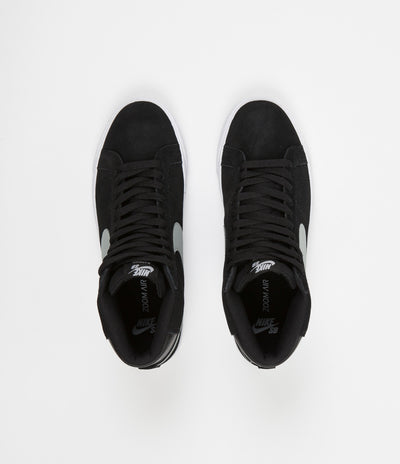 Nike SB Blazer Premium SE Shoes - Black / Base Grey - White