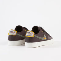 Nike SB Blazer Court DVDL Shoes - Baroque Brown / Medium Olive - Light Bone thumbnail