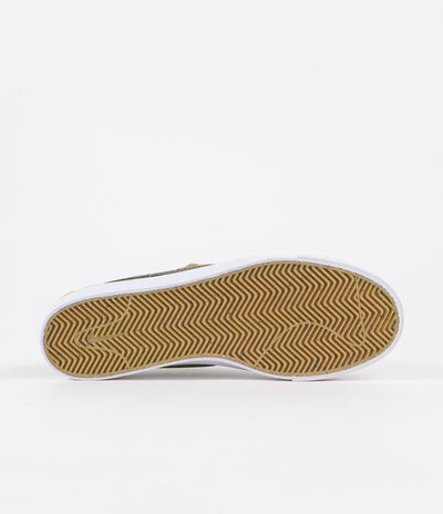 Nike SB Blazer Court DVDL Shoes - Dusty Olive / Medium Olive - Light Bone - Navy