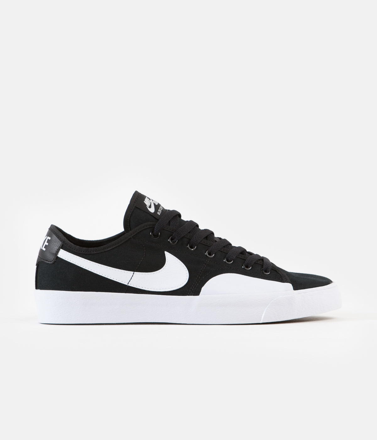 Nike SB Blazer Court Shoes - Black / White - Black - Gum Light Brown ...