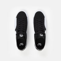 Nike SB Blazer Court Shoes - Black / White - Black - Gum Light Brown thumbnail
