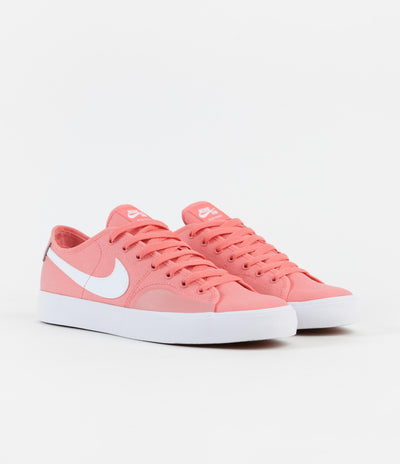 Nike SB Blazer Court Shoes - Pink Salt / White - Pink Salt - White