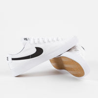 Nike SB Blazer Court Shoes - White / Black - White - Black thumbnail