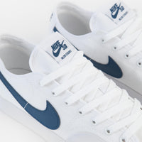 Nike SB Blazer Court Shoes - White / Court Blue - White - White thumbnail