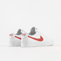 Nike SB Blazer Court Shoes - White / University Red - White - Black thumbnail