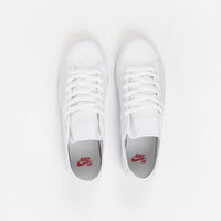 Nike SB Blazer Court Shoes - White / White - White - White thumbnail