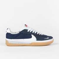 Nike SB BRSB Shoes - Navy / White - Navy - University Red thumbnail