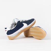 Nike SB BRSB Shoes - Navy / White - Navy - University Red thumbnail