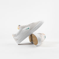 Nike SB Bruin Edge Shoes - White / Neptune Green - Vivid Orange thumbnail