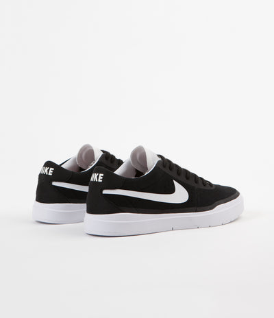 Nike SB Bruin Hyperfeel Shoes - Black / White - White