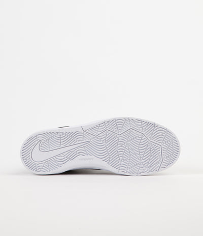 Nike SB Bruin Hyperfeel Shoes - Black / White - White