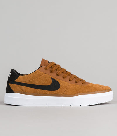 Nike SB Bruin Hyperfeel Shoes - Hazelnut / Black - White
